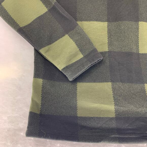 Under Armour Men's ColdGear Full Zip Plaid Jacket Green Black Size S - Picture 14 of 15